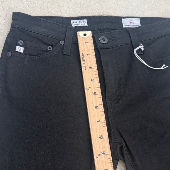 AG Adriano Goldschmied Men's B Type 01 Legging Ankle Black Night Jeans 25x26 NWT - Picture 8 of 9